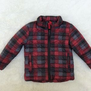 Cat & Jack Jacket sz 2T buffalo plaid B(7)